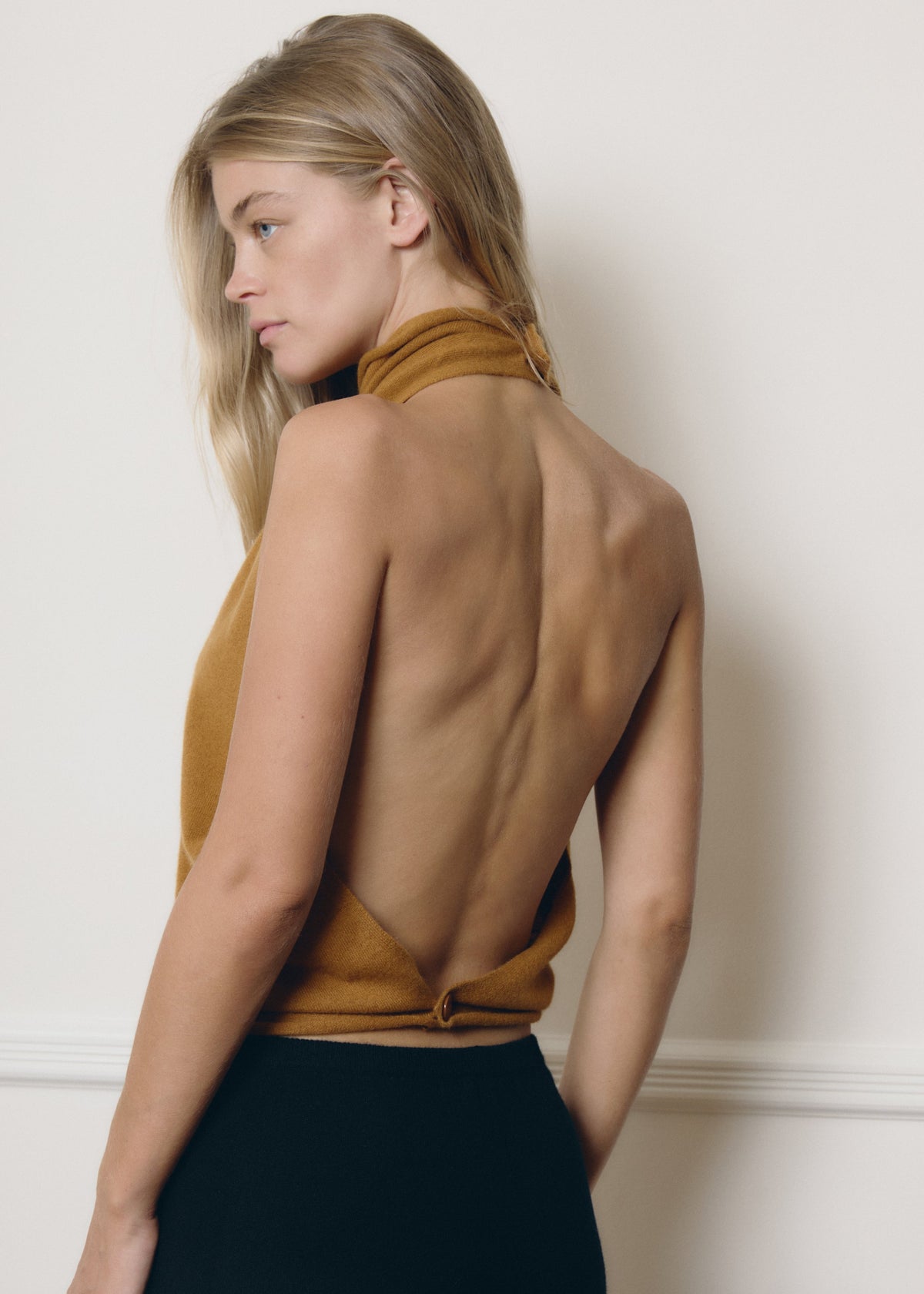 TARA SHAWL TOP X IZABEL | OCHRE