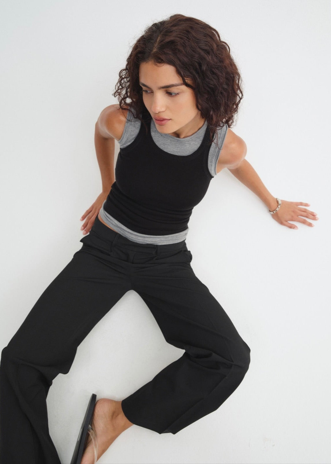 MADDIE TOP | HEATHER GREY