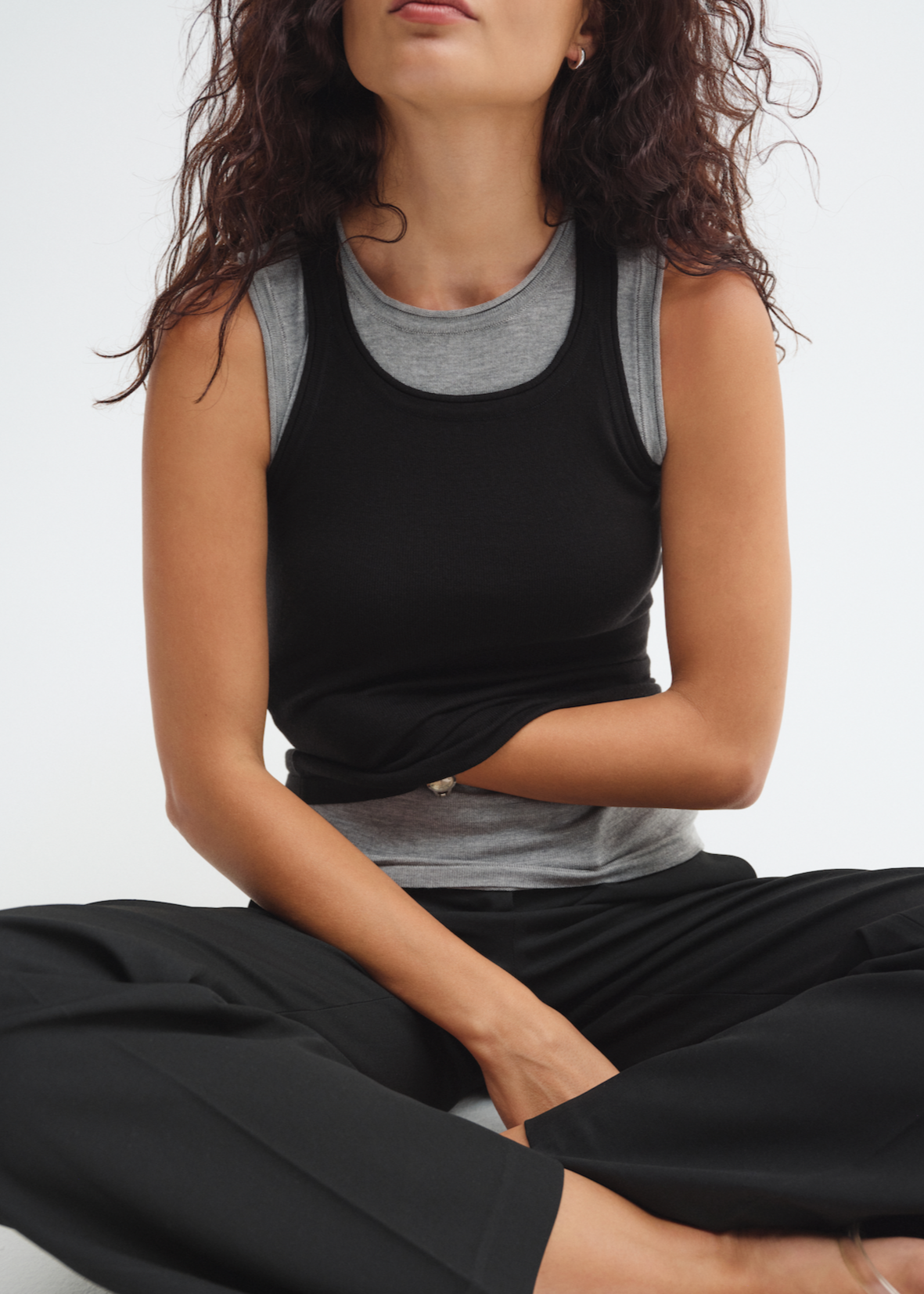 MADDIE TOP | HEATHER GREY