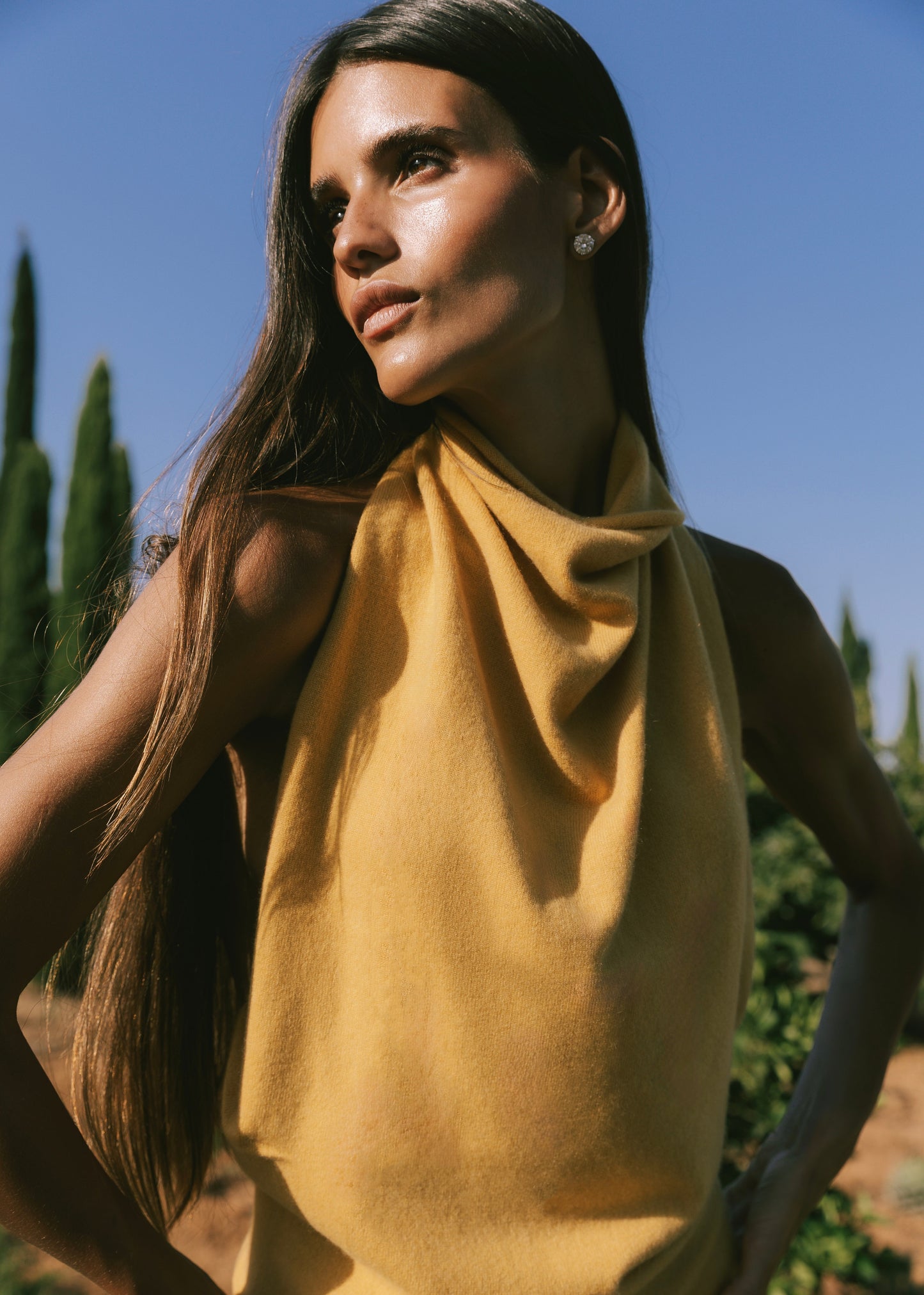 TARA SHAWL TOP X IZABEL | CITRON