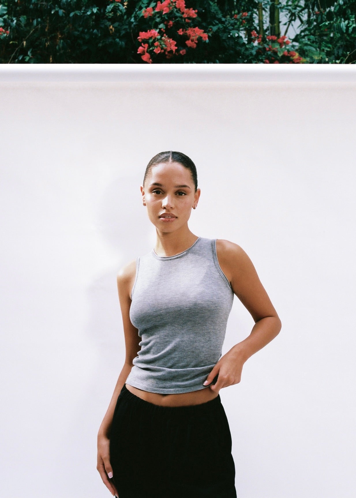 MADDIE TOP | HEATHER GREY