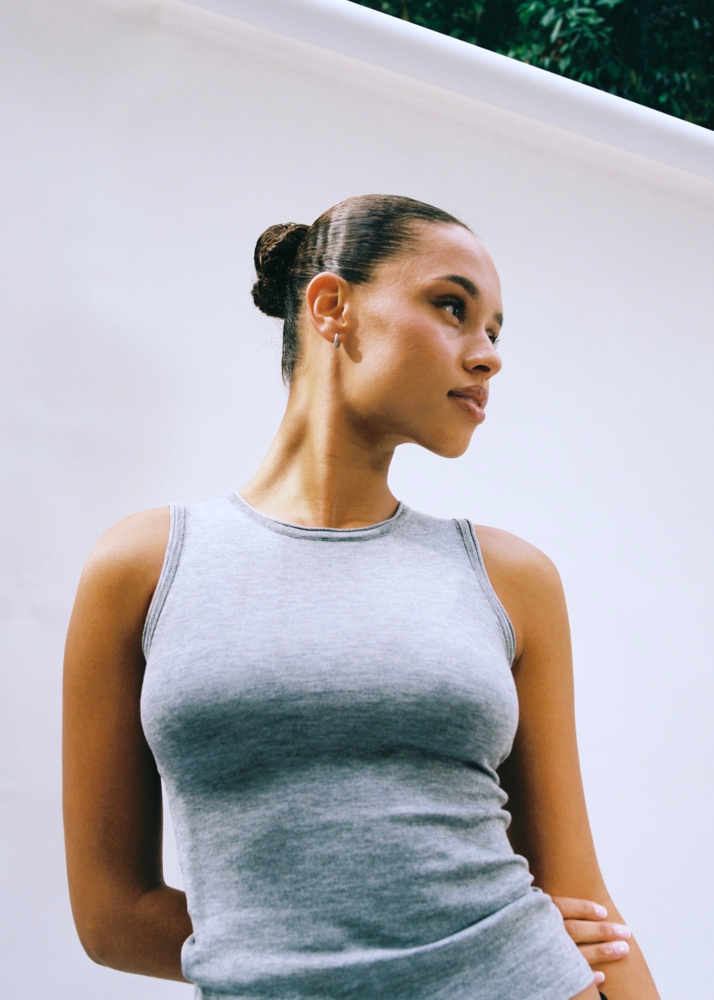 MADDIE TOP | HEATHER GREY