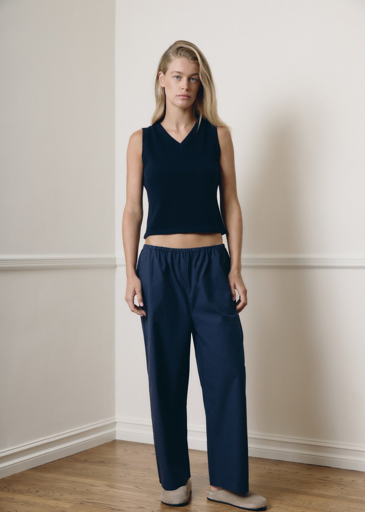 EMILY TOP | NAVY