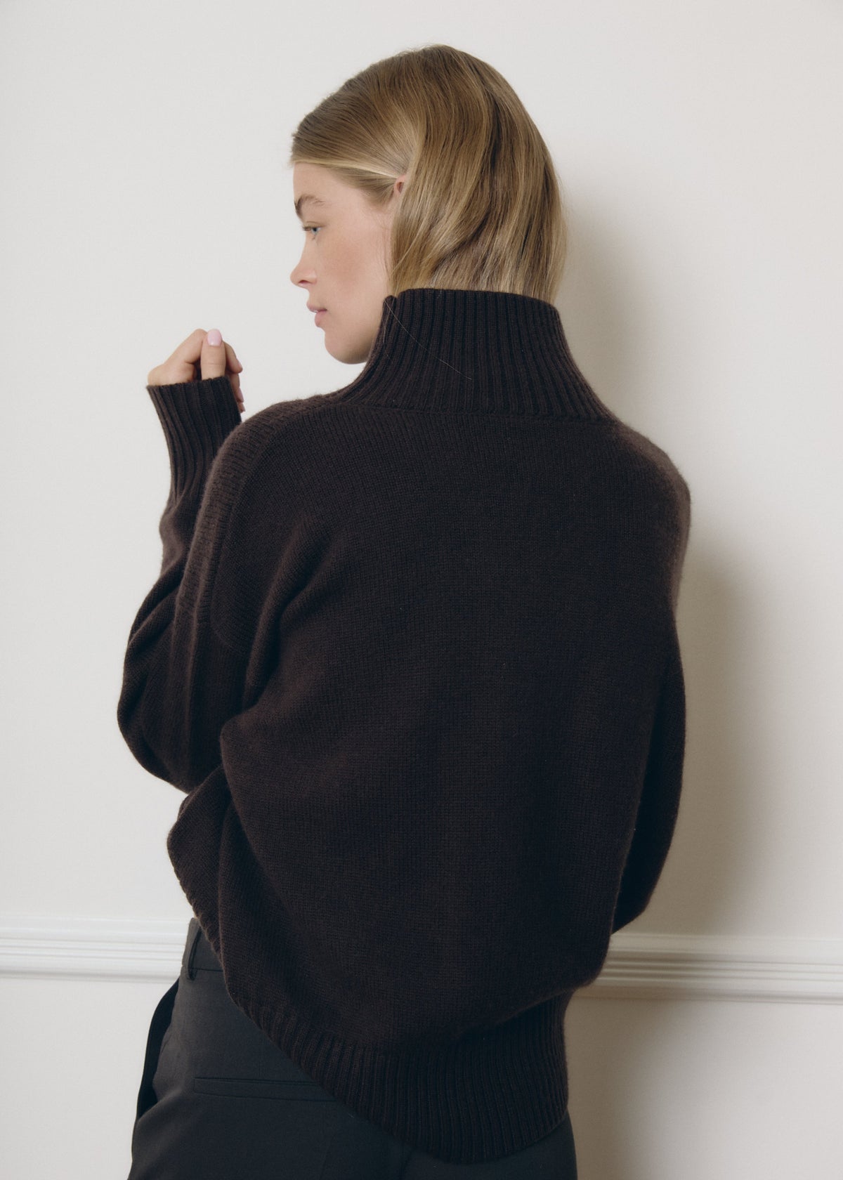 AMELIA SWEATER | WALNUT
