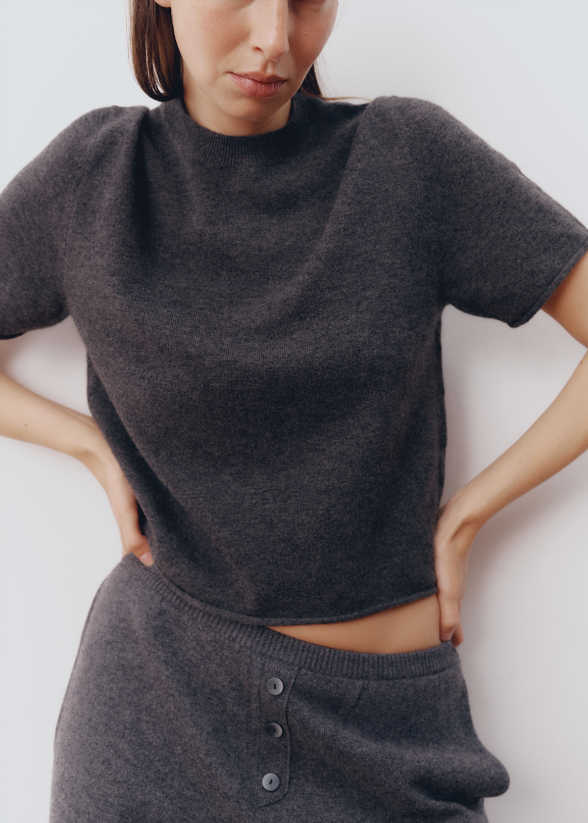 AVA TOP | CHARCOAL