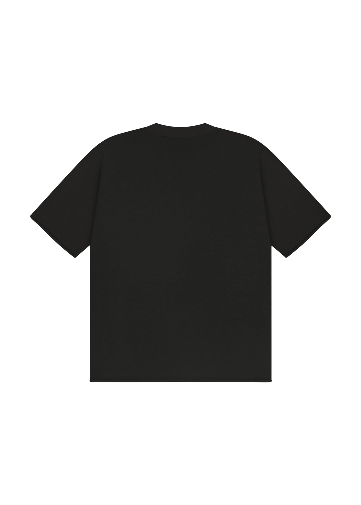 Duke Top in Onyx — cashmere top, back view, All My Love