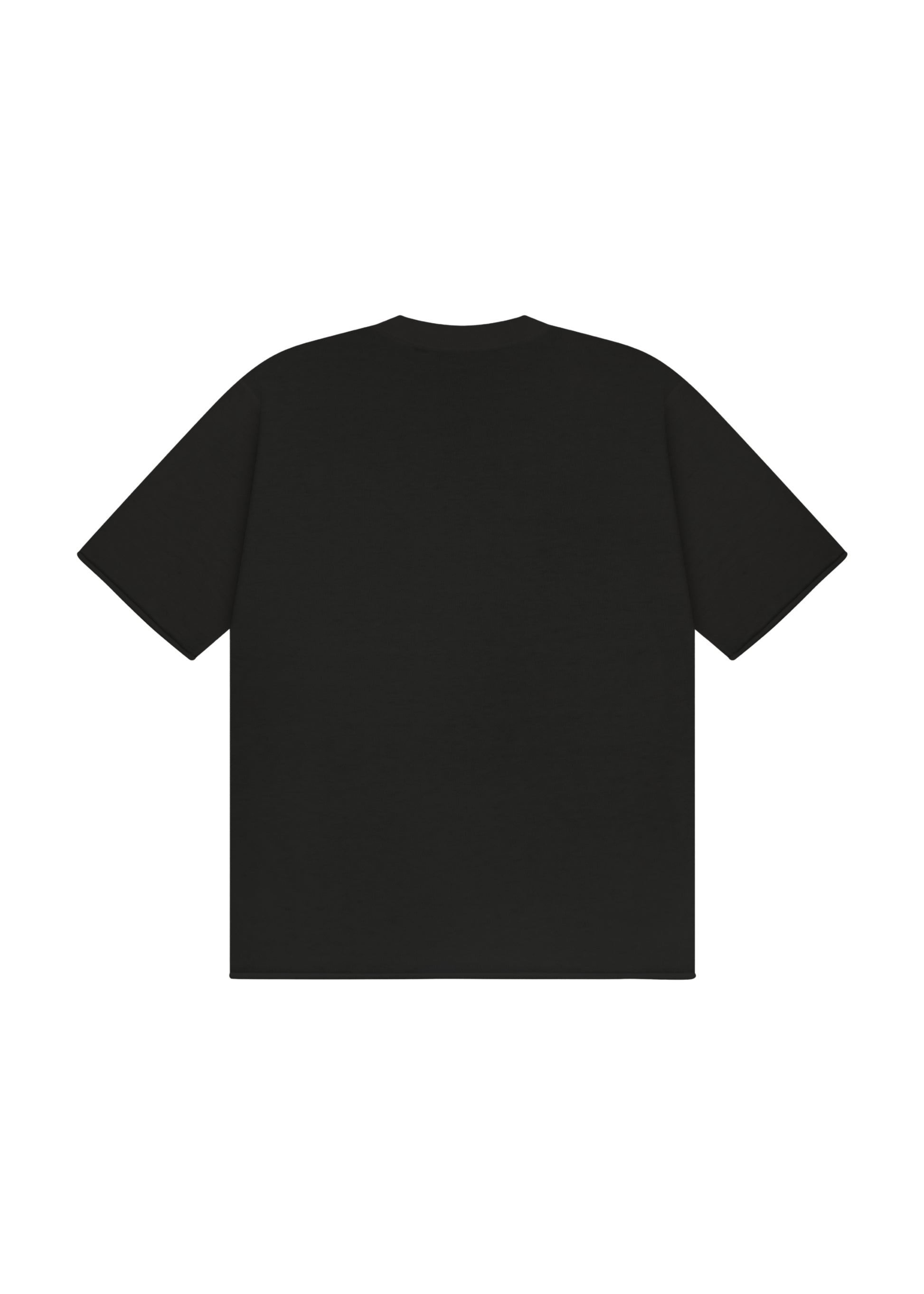 Duke Top in Onyx — cashmere top, back view, All My Love