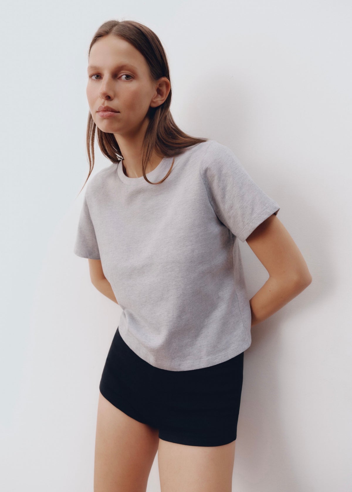HUNTER TOP | LIGHT HEATHER GREY