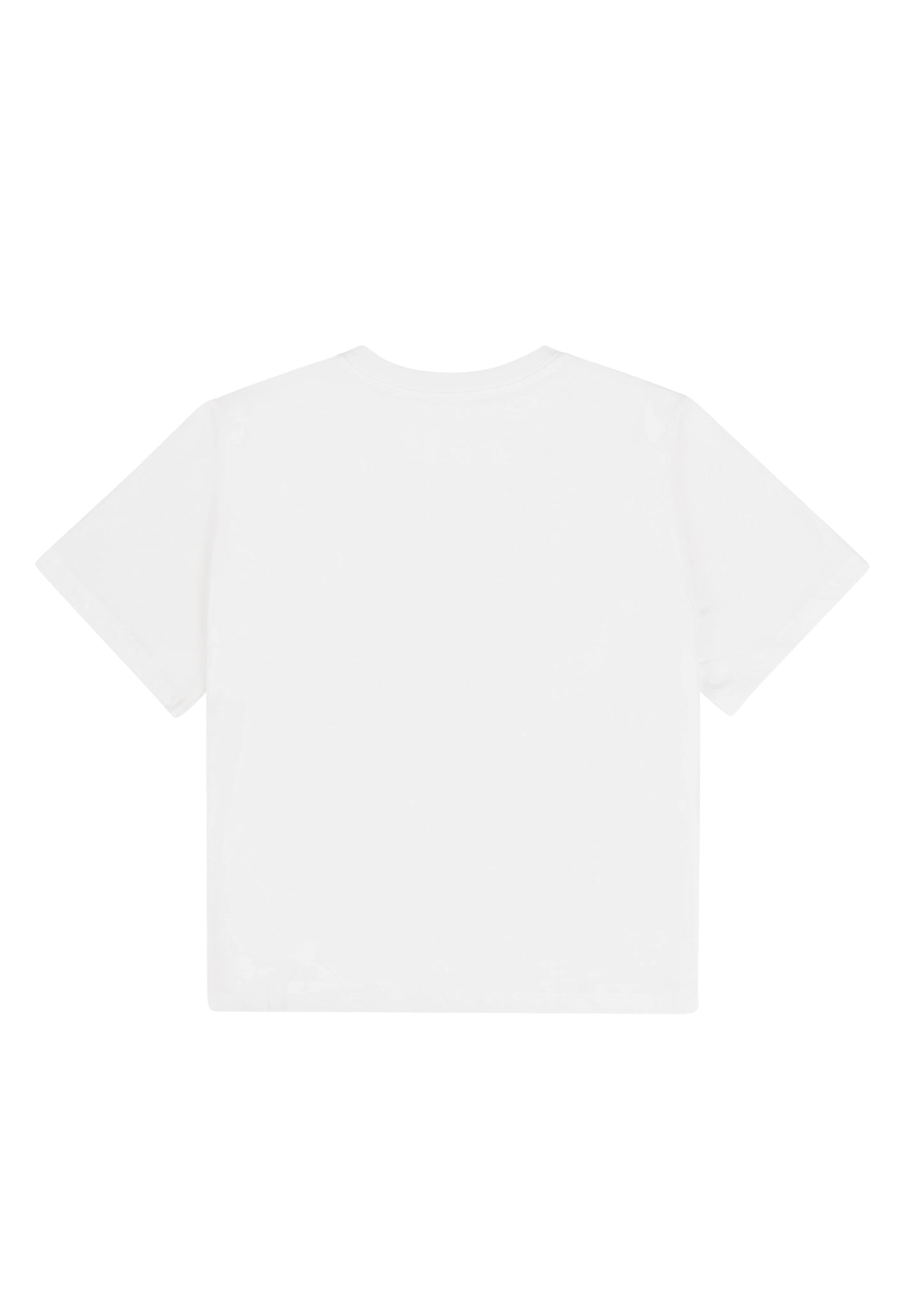 Hunter Top in Orchid — lightweight boxy cotton tee, back view, All My Love