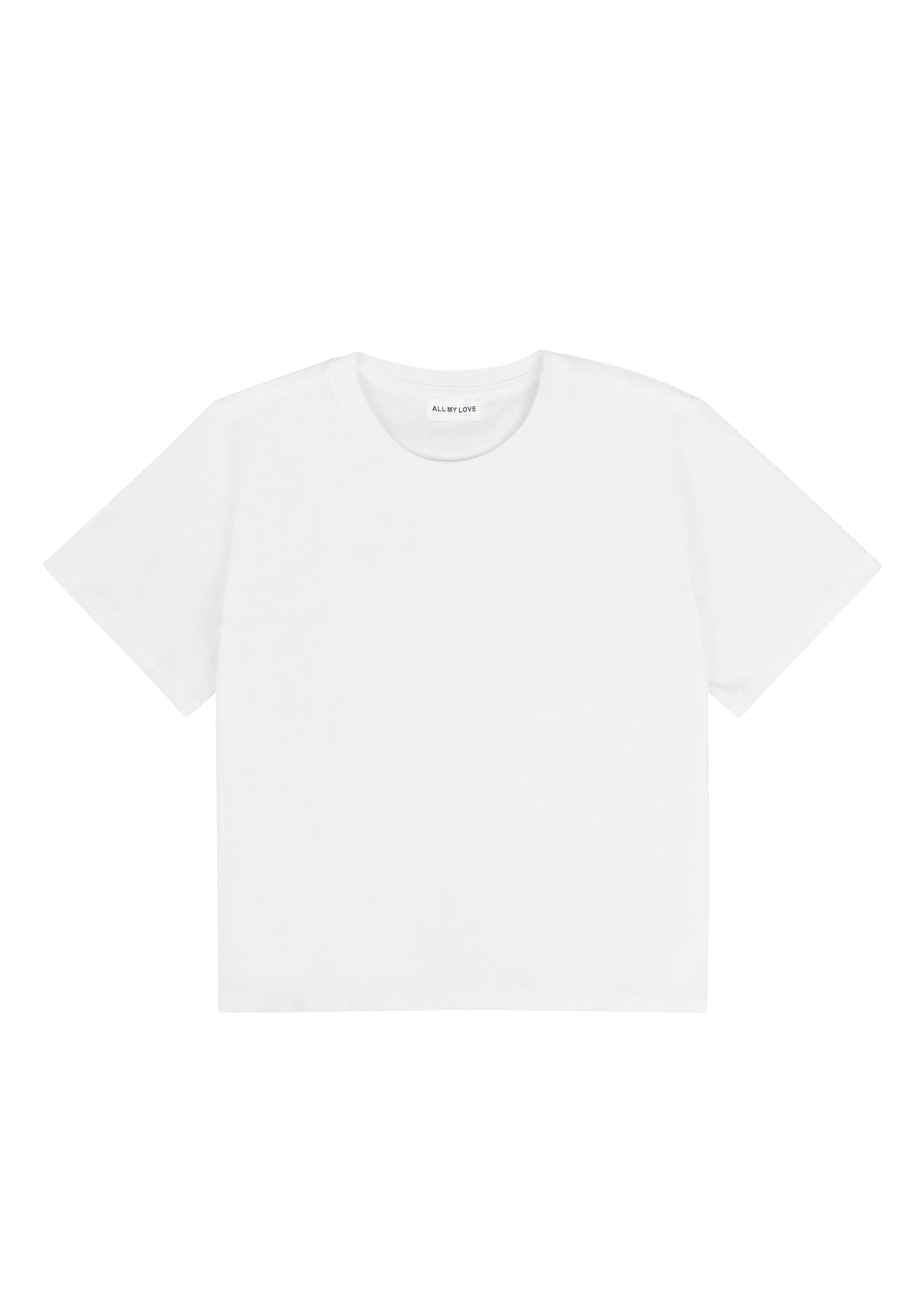Hunter Top in Orchid — lightweight boxy cotton tee, front view, All My Love