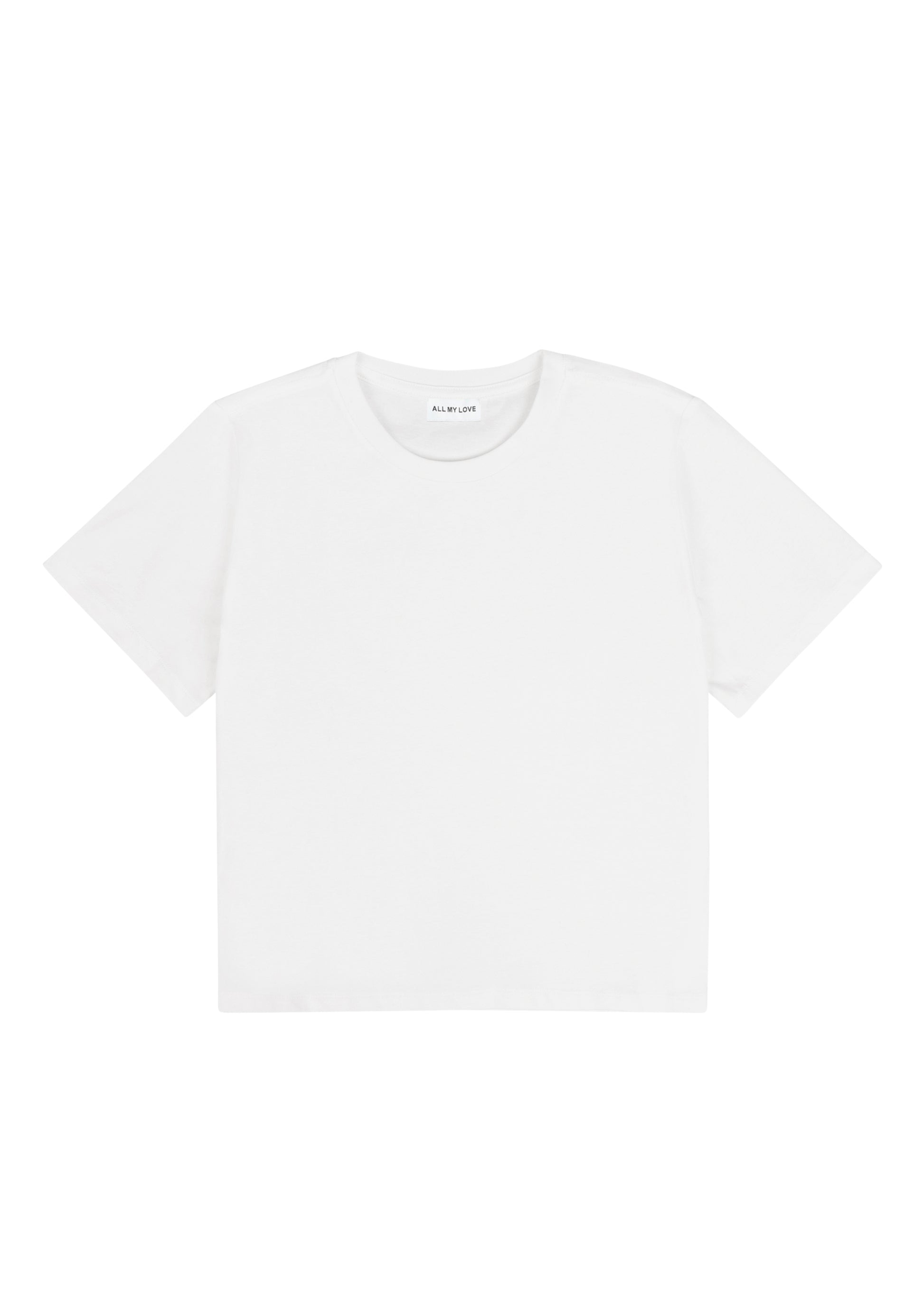 Hunter Top in Orchid — lightweight boxy cotton tee, front view, All My Love