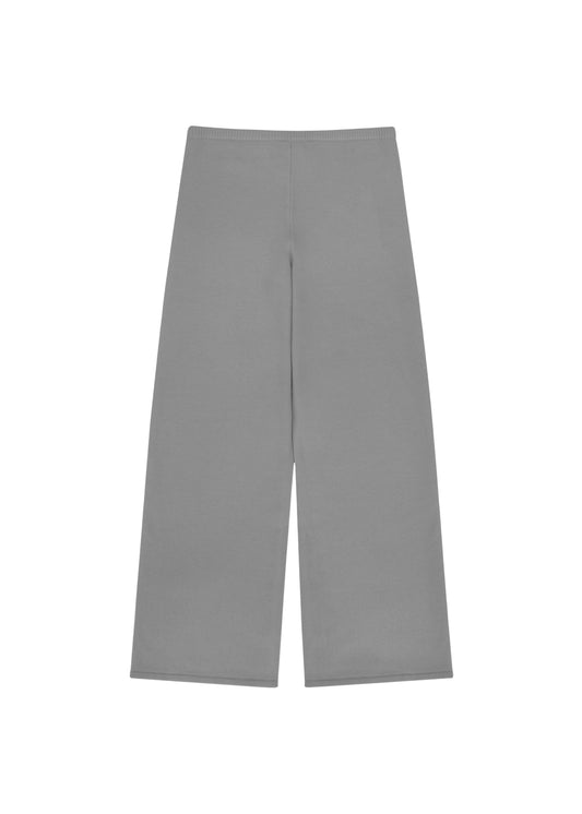 Katie Pants in Cloud — cashmere trousers, front view, All My Love