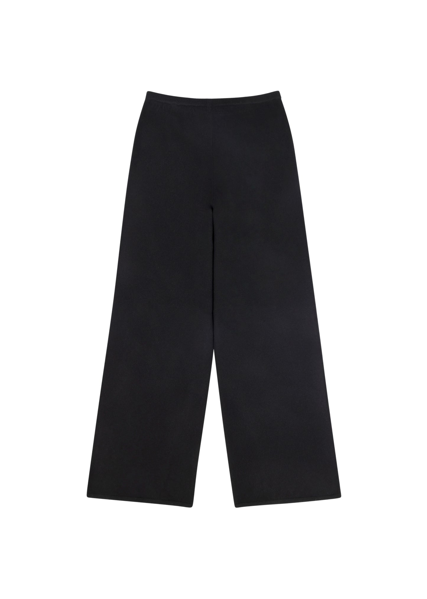 Katie Pants in Onyx — cashmere trousers, back view, All My Love
