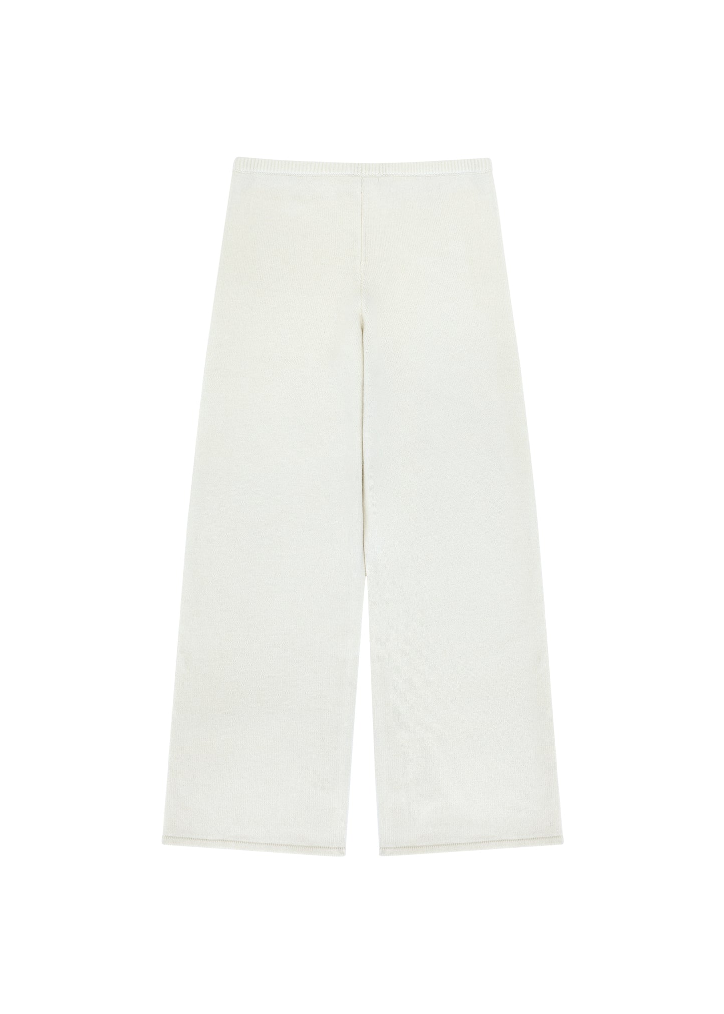 Katie Pants in Orchid — cashmere trousers, front view, All My Love