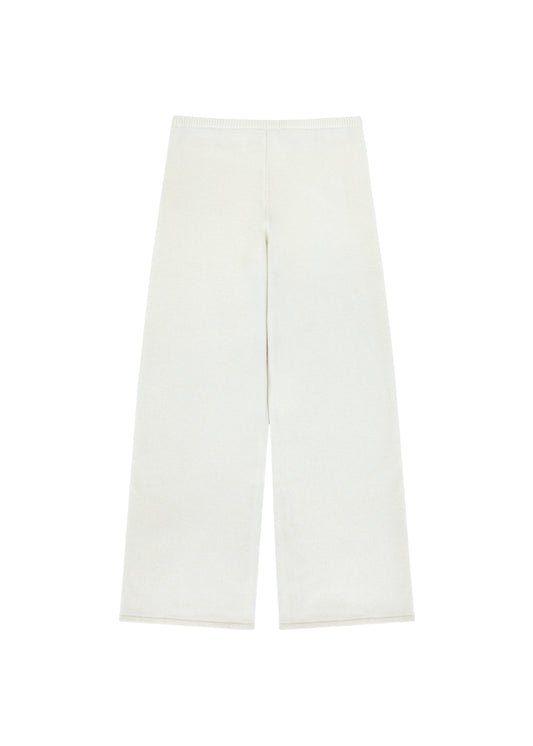 Katie Pants in Orchid — cashmere trousers, front view, All My Love