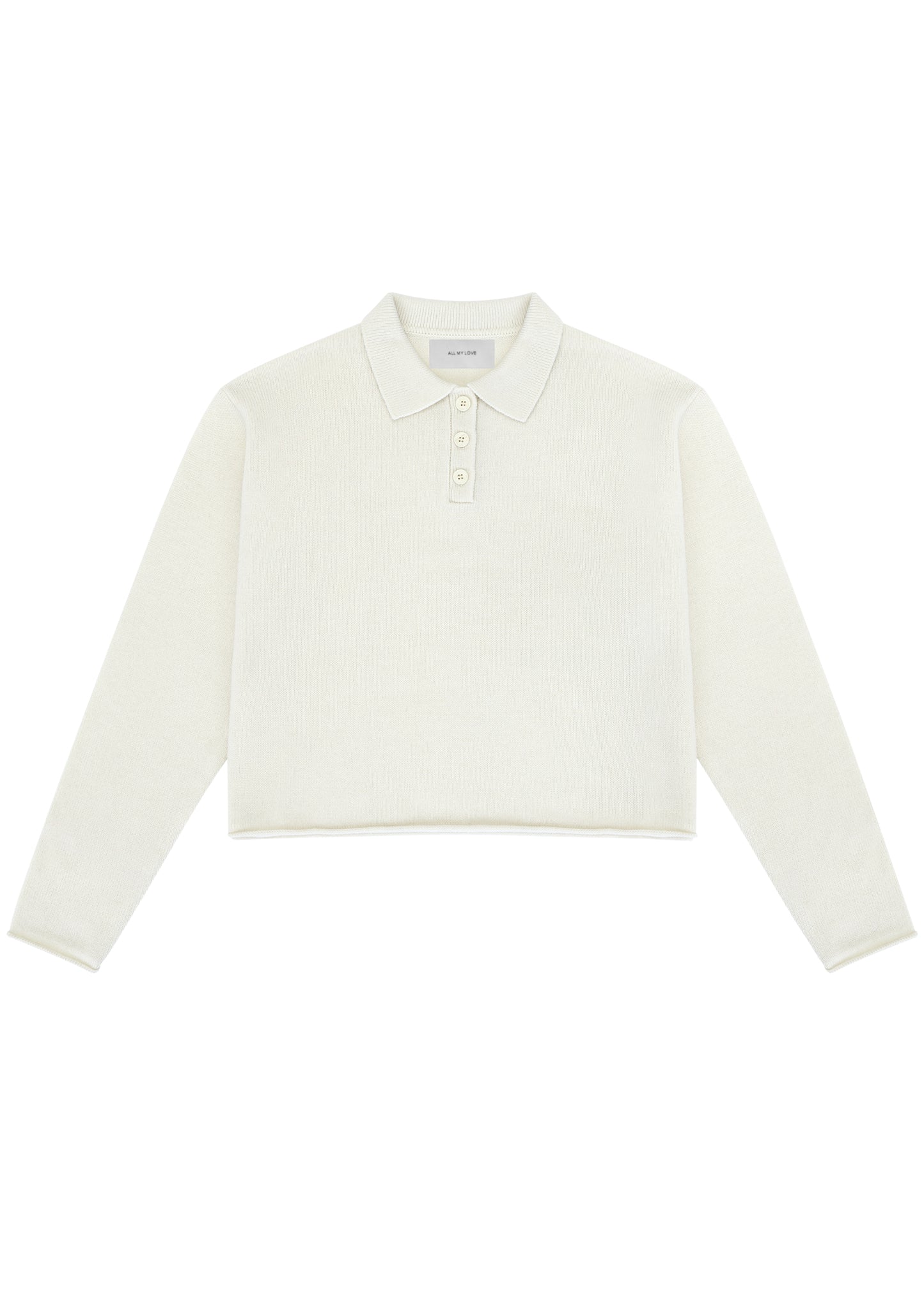 Katie Sweater in Orchid — cashmere sweater, front view, All My Love