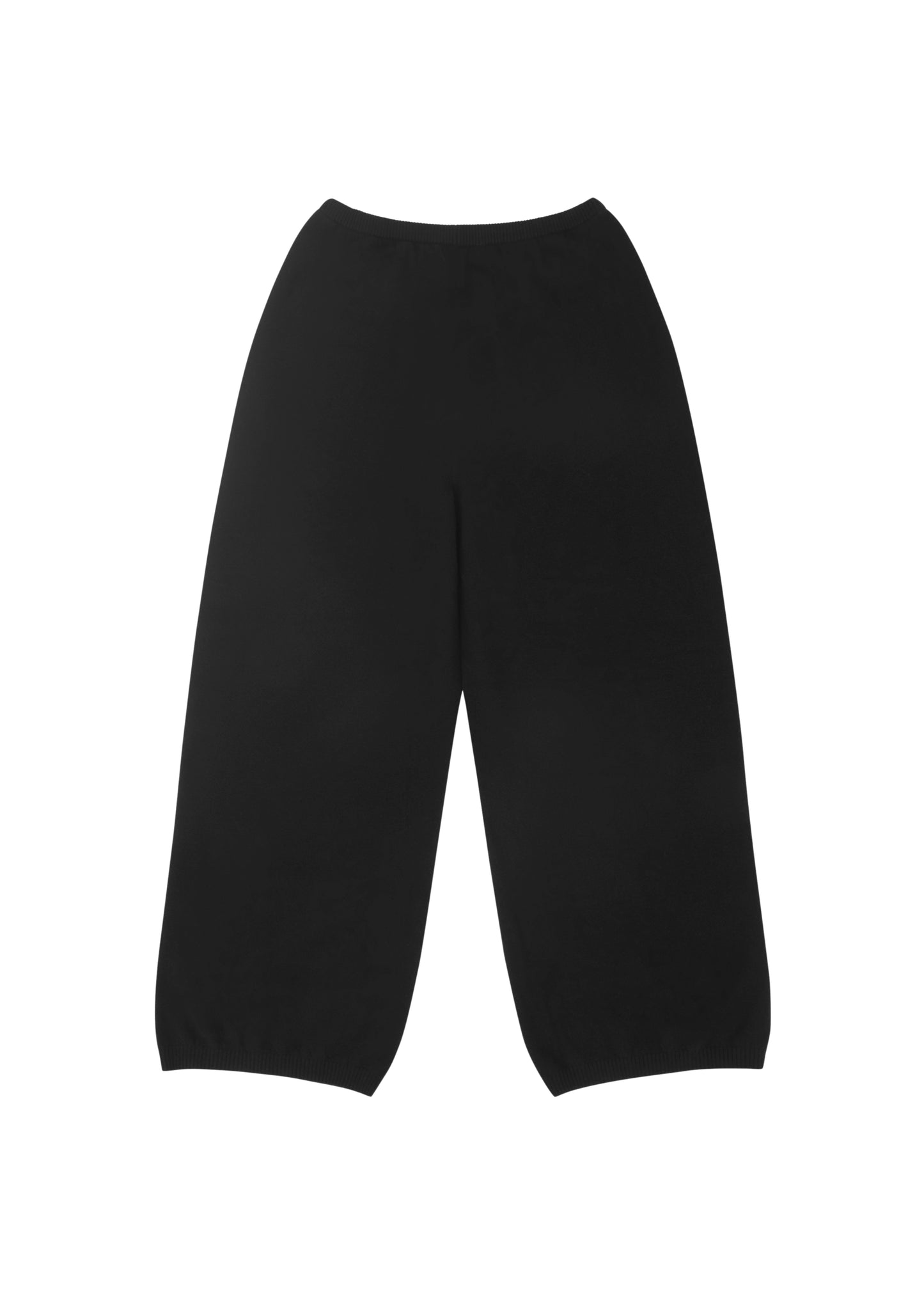 Kayla Pants in Onyx — cashmere trousers, back view, All My Love