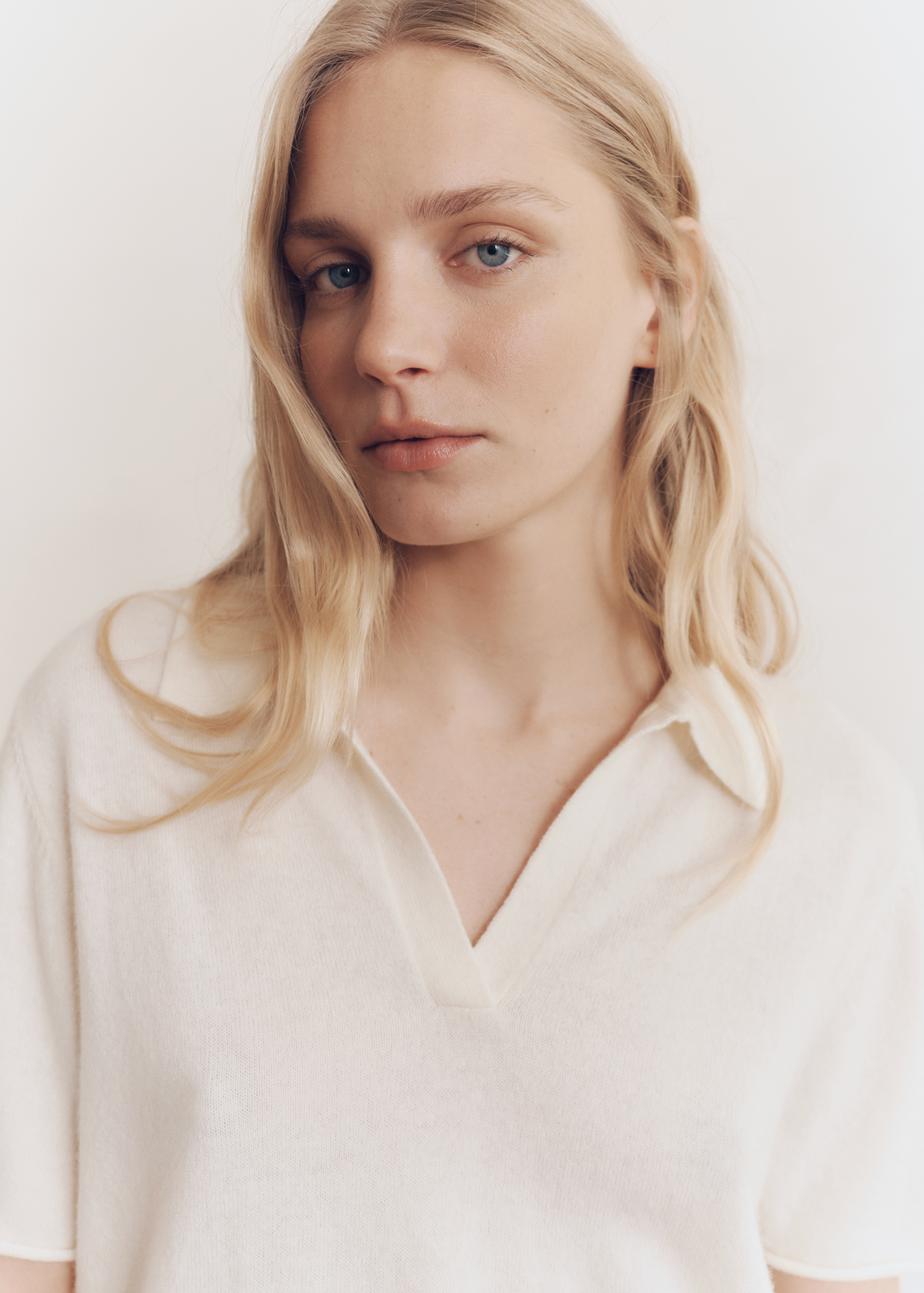 Kayla Top in Orchid — cashmere top, fabric detail, All My Love