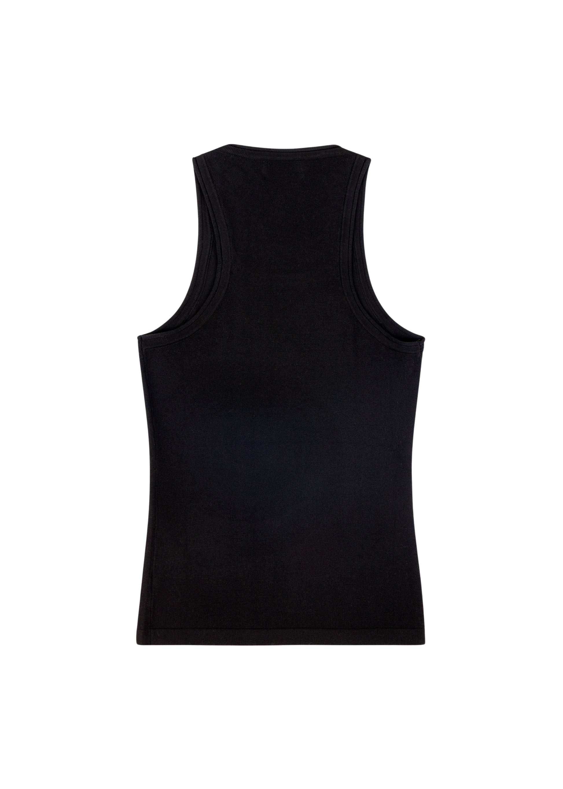 Lindsay Top in Onyx — knit tank, back view, All My Love