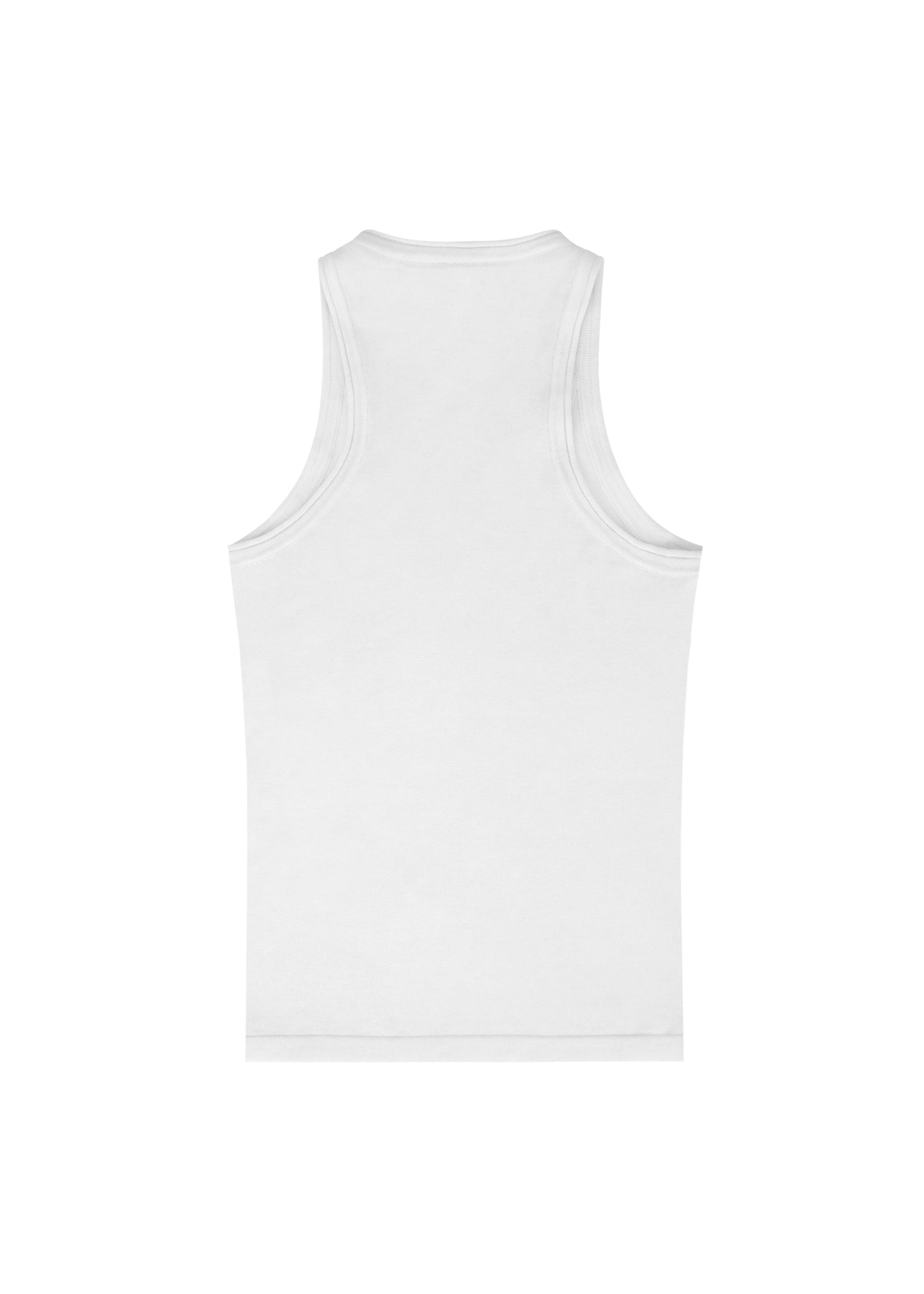 Lindsay Top in Orchid — knit tank, back view, All My Love
