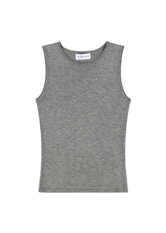 MADDIE TOP | HEATHER GREY