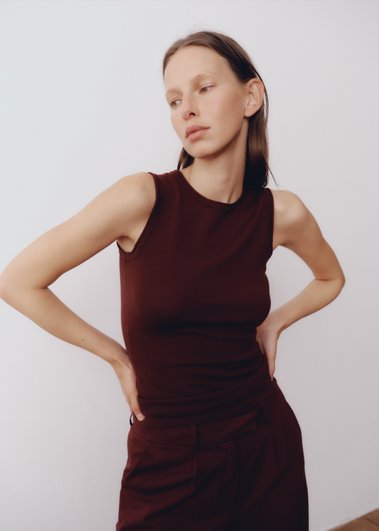 MADDIE TOP | MAHOGANY