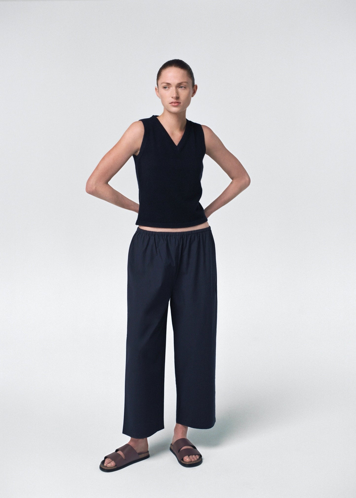 NICOLE PANTS | NAVY