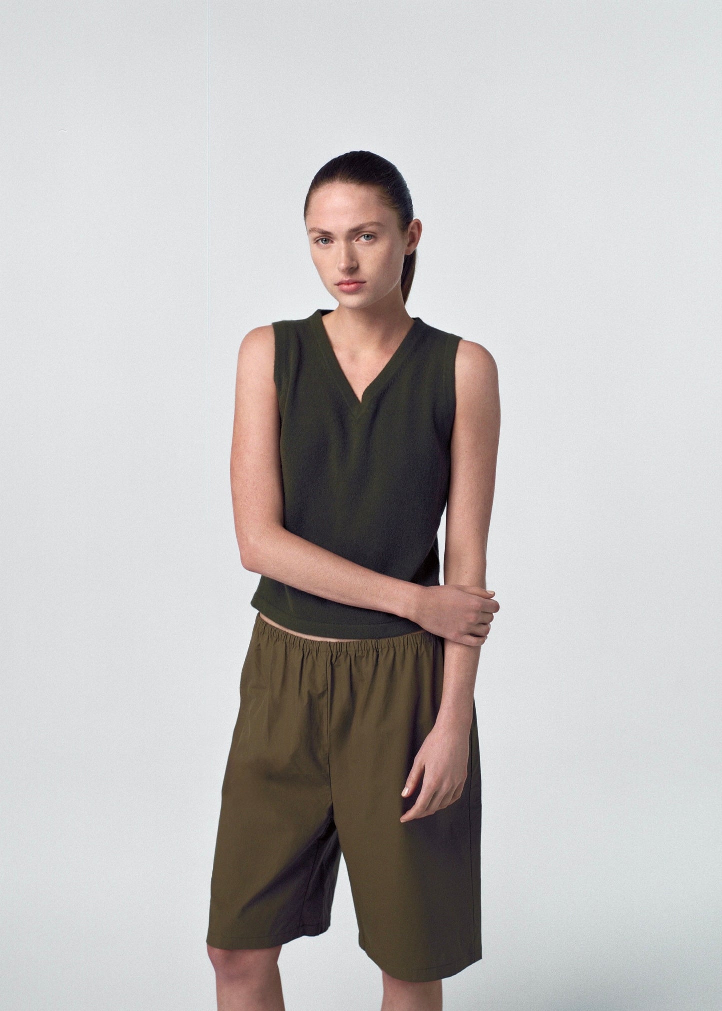 NICOLE SHORTS | OLIVE