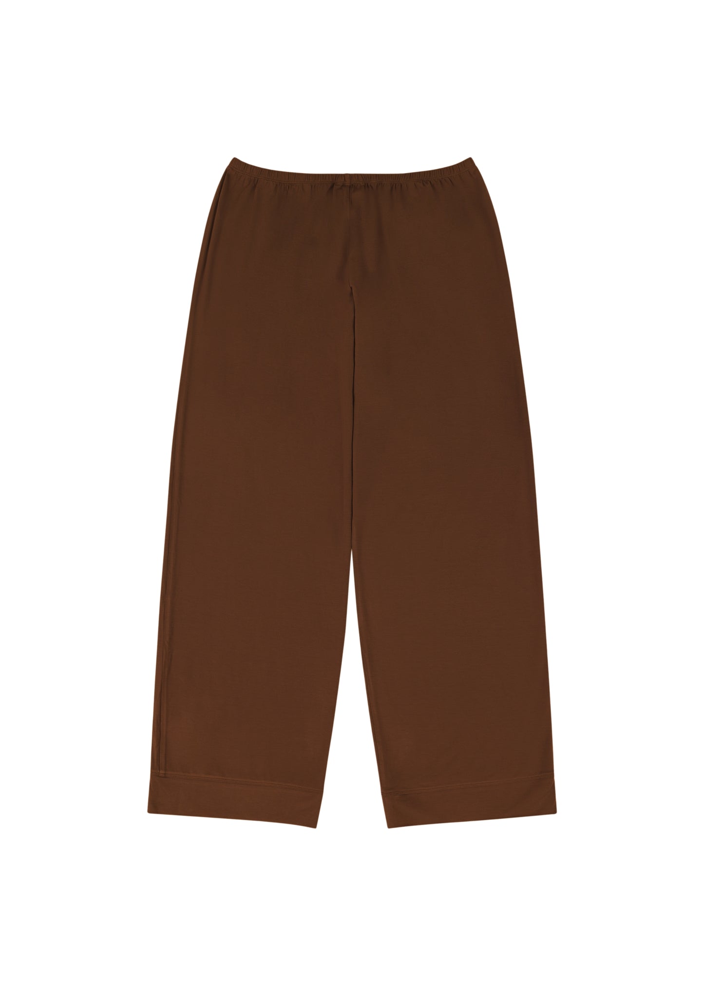 Sloan PJ Pants in Toast — cashmere pajama bottoms, back view, All My Love