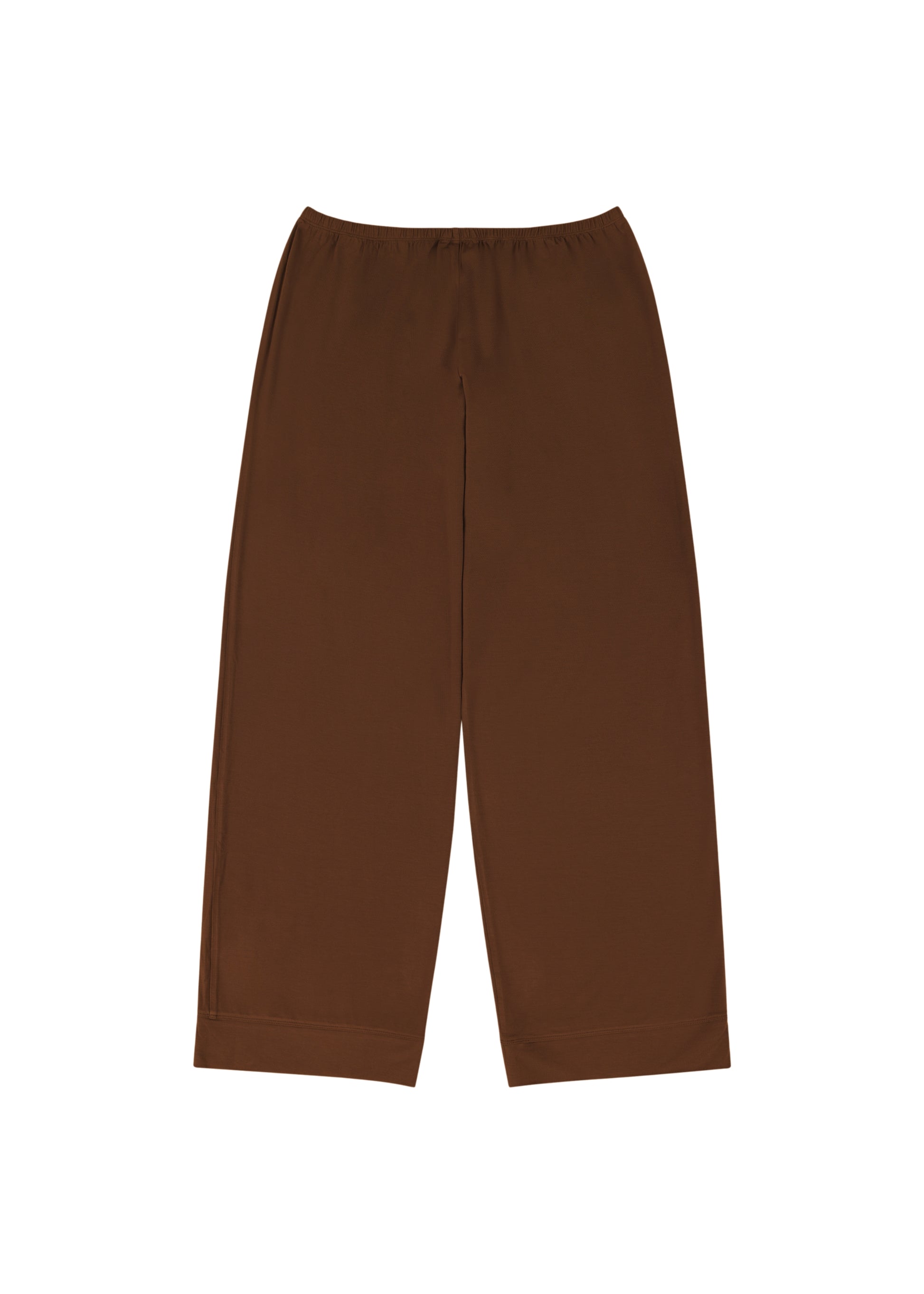 Sloan PJ Pants in Toast — cashmere pajama bottoms, back view, All My Love