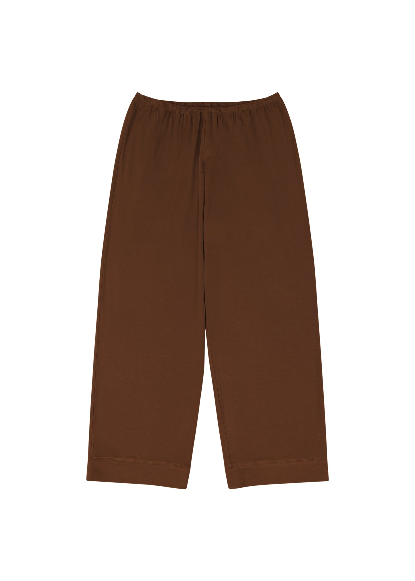 Sloan PJ Pants in Toast — cashmere pajama bottoms, front view, All My Love