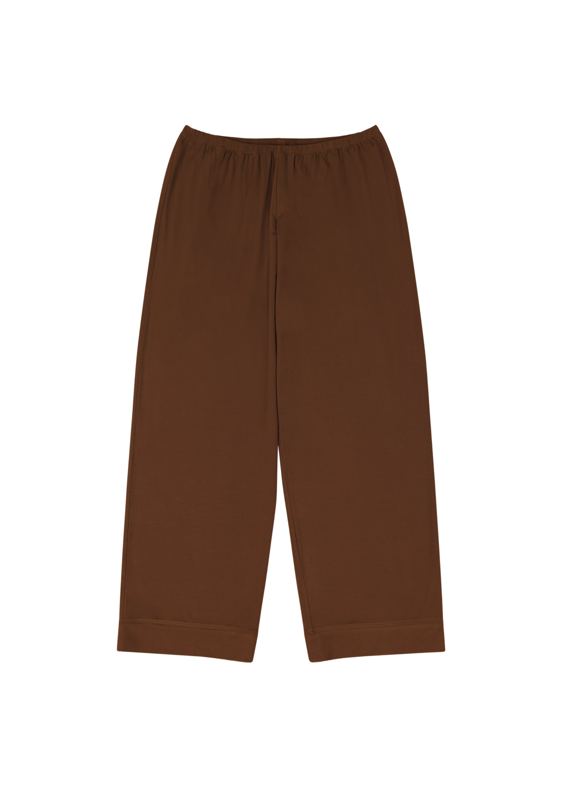 Sloan PJ Pants in Toast — cashmere pajama bottoms, front view, All My Love