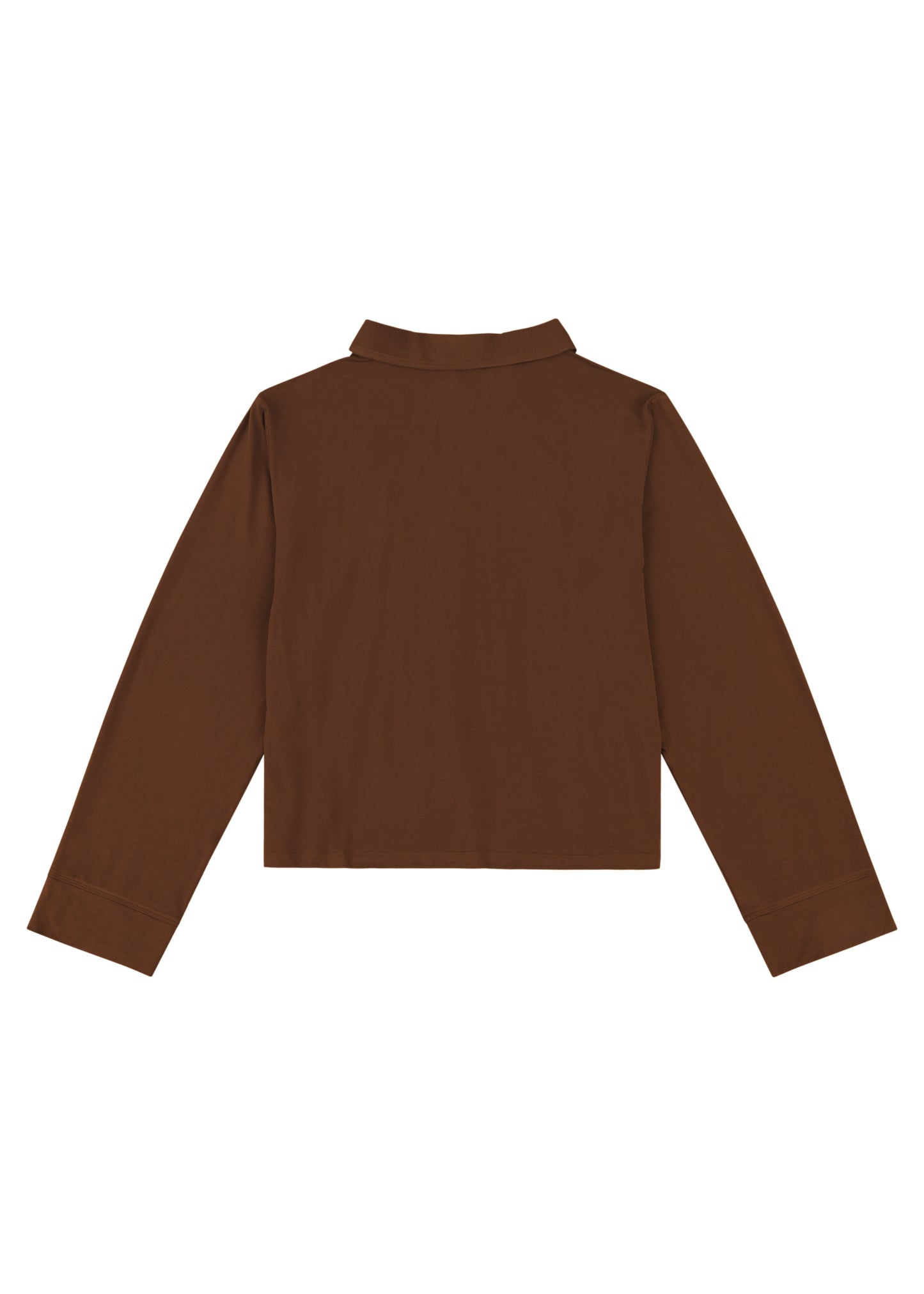 Sloan PJ Top in Toast — cashmere pajama top, back view, All My Love
