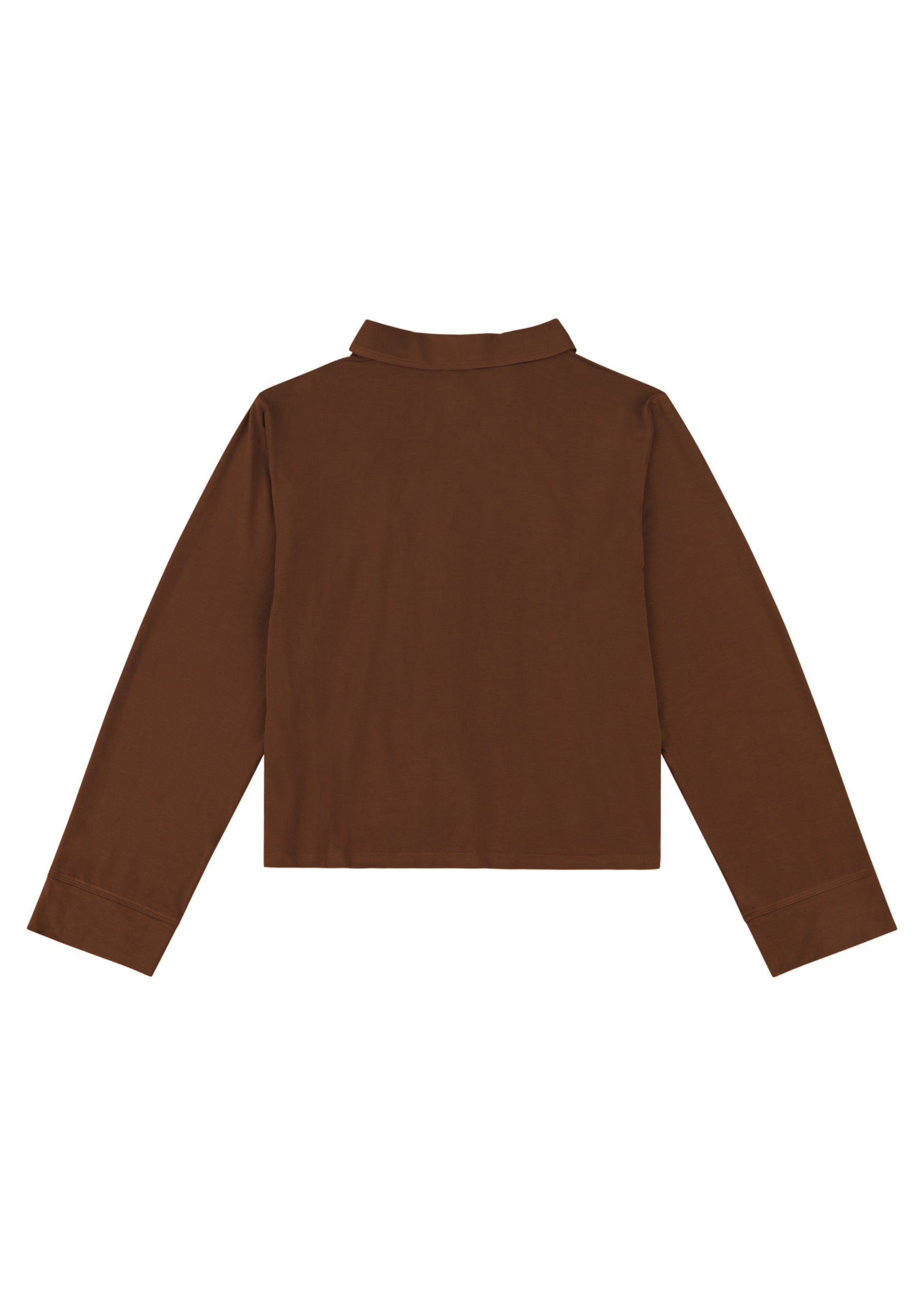 Sloan PJ Top in Toast — cashmere pajama top, back view, All My Love