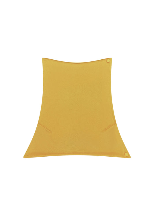Tara Shawl Top in Citron — cashmere shawl top, front view, All My Love
