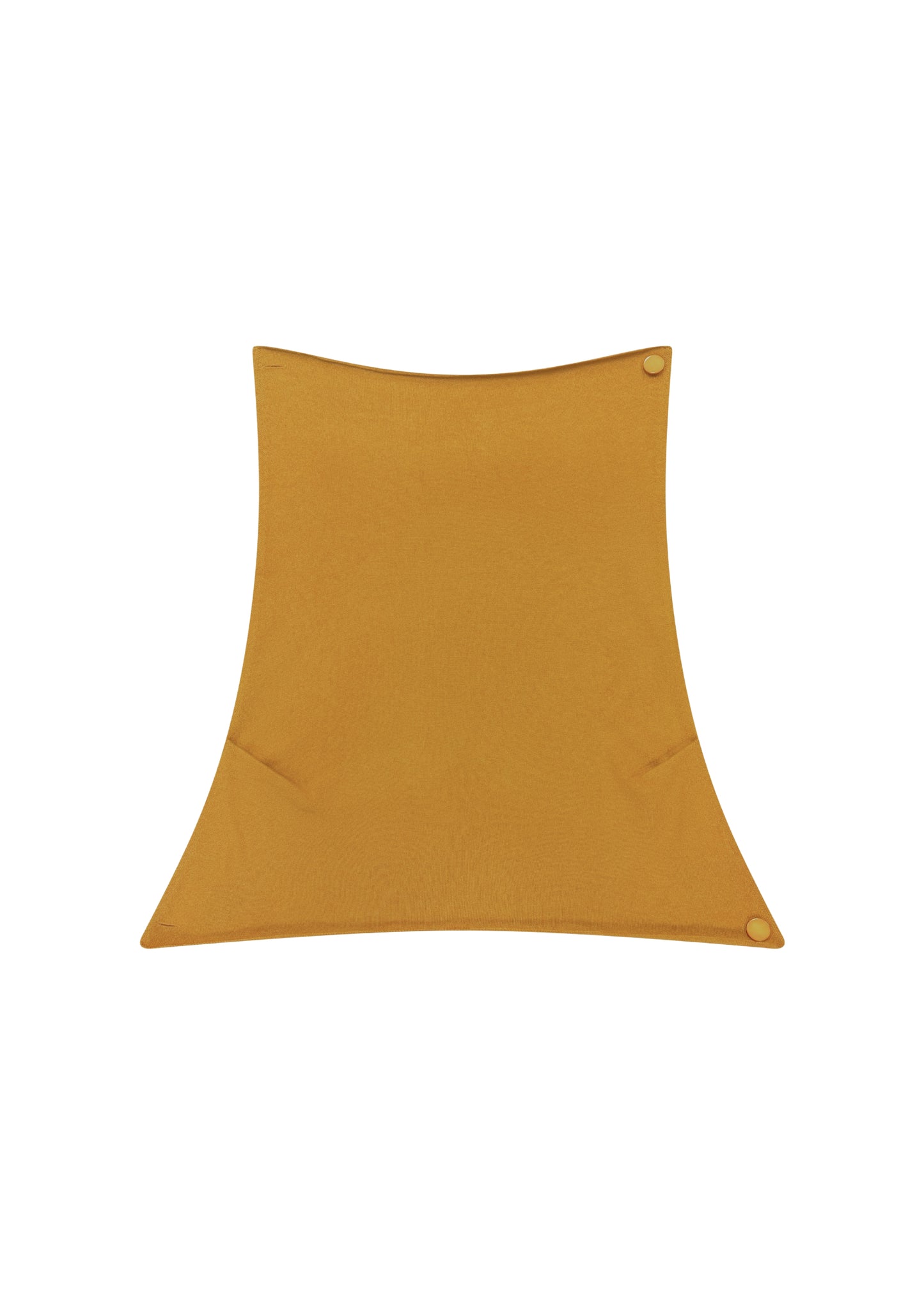 Tara Shawl Top in Ochre — cashmere shawl top, front view, All My Love