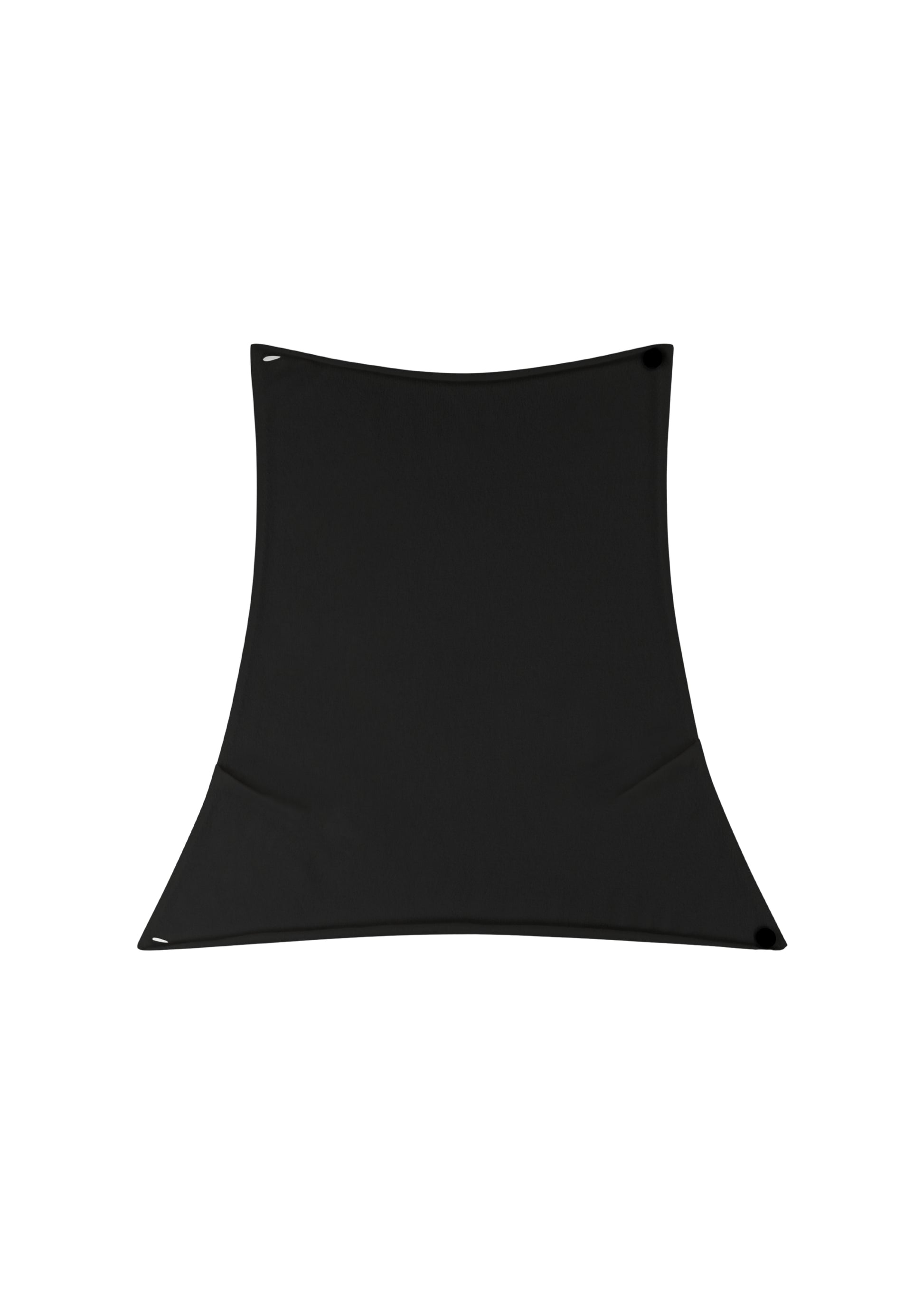 Tara Shawl Top in Onyx — cashmere shawl top, front view, All My Love