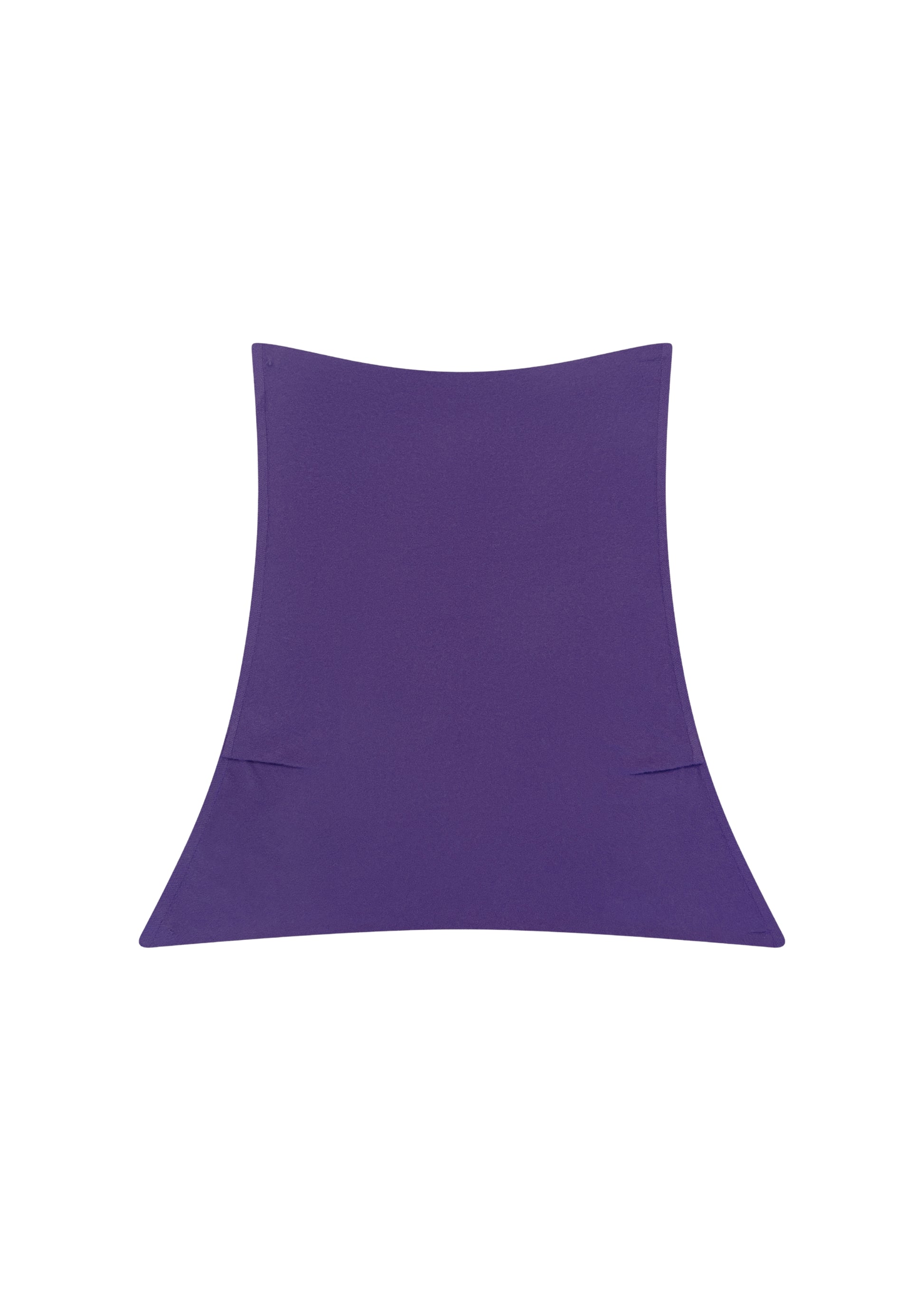 Tara Shawl Top in Plum — cashmere shawl top, back view, All My Love